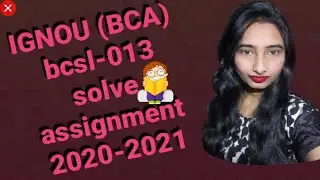 #arpitashilpi   how can solve bcsl-013| #bcsl-013_solved_assignment_2020-2021 #bcsl-013 solved