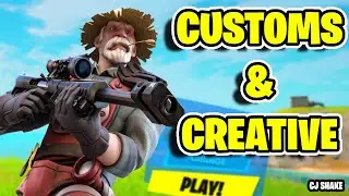 FORTNITE CUSTOMS AND CREATIVE LIVE! EU JOIN UP :)