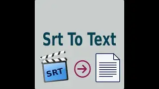 Srt To Text file