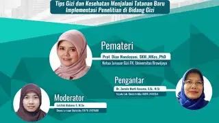 Seminar Online: Tips Gizi dan Kesehatan Menjalani Tatanan Baru