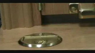 Hardware Hut - Deltana Magnetic Flush Door Stop (Function)