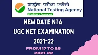 NTA UGC NET EXAMINATION Rescheduled.......
