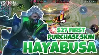 HAYABUSA S27 FIRST PURCHASE SKIN | HAYABUSA GAMEPLAY | MOBILE LEGENDS