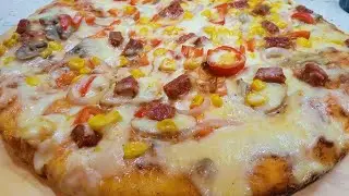 TAVADA PİZZA TARİFİ ( Tavada Pizza Tarifi, Pizza Nasıl Yapılır, Kolay Pizza Tarifi )