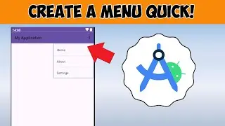 How To Create Menu in Android Studio Iguana 2024