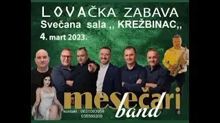 Orkesrar Mesečari splet kola Lovačka zabava 2023. Restoran " KREŽBINAC'' Paraćin