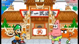 MUGEN Request [763]: Tails & Super Better Luigi vs. Patrick Star & Darwin Watterson