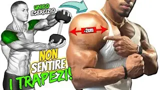 il MIGLIOR ESERCIZIO per DELTOIDI come PALLE da CALCIO SENZA SENTIRE i TRAPEZI lavorare