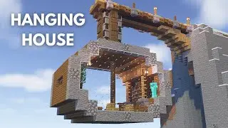 Minecraft: How to Build a Hanging House | Sky House Design [Tutorial]