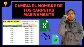 🔥✅Excel Maestro: Cambia Nombres de Archivos en Segundos con Macros   ✅🔥