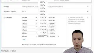 Google Ads Ad Scheduling Settings for Video Campaigns