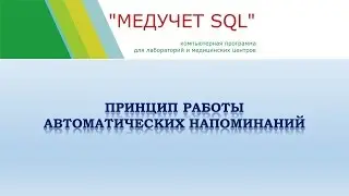 Принцип работы автоматических напоминаний в программе 