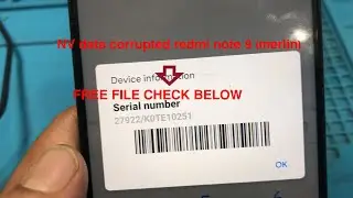 Redmi Note 9 Nv Data Is Corrupted Solution Without ENG free nv file download imei null fix