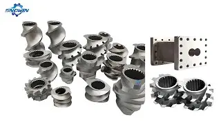 OEM Plastic Twin Screw Extruder Machine Screw Elements/Segments