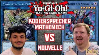 YuGiOh Kodier Sprecher Mathmech VS Nouvelles deutsch | Stream Duell 581 | Trader | Master Duel 2023