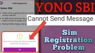 Cannot send message now | OTP not coming yono | We are Having technical issue please try again later