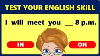 🔴Test Your Grammar Skills || English Skill Test