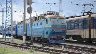 ЧС7-302 обкатка Днепр-Киев