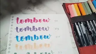 review & unboxing : tombow dual brush pen | indonesia