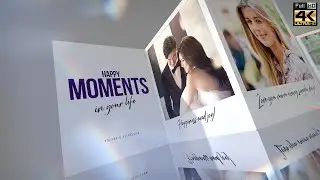 Polaroid Photo Gallery Slideshow 4K Template for Adobe After Effects