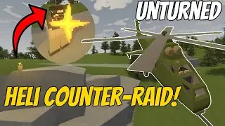 Counterando Heli De Ataque - Unturned Vanilla+ Raid