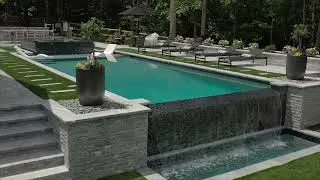 Modern Infinity Pool Design with 360 Spa | A Sophisticated Pool Project