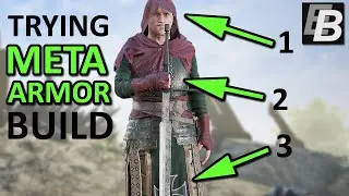 Mordhau Meta Armor Gameplay - 1/2/3 Build with Zweihander