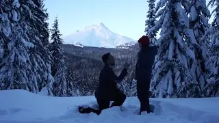 The Amazing Mount Hood Proposal (by@dantalicious)