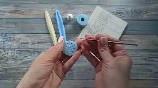 МК Цветочки Мускари из холодного фарфора