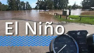Effects of El Niño flooding on a Honda CB250 Y