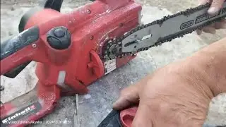 Odun tesreresi yağ ve zincir yenileme