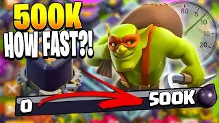 FASTEST Way to Farm 500,000 Dark Elixir in Clash of Clans!