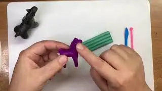 лошадка из пластилина