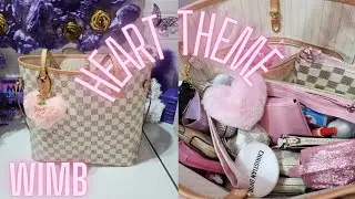 WHAT'S IN MY BAG LOUIS VUITTON NEVERFULL MM AZUR PRINT 💗💗💗 HAPPY New Year ✨️
