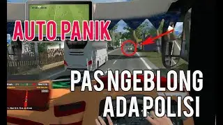 BUS AVANTE CRASH VS POLISI PATROLI KARENA MAEN PS4 | ETS2 V1.30