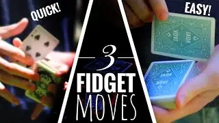 CARDISTRY TUTORIAL BUNDLE // 3 EASY FIDGET MOVES