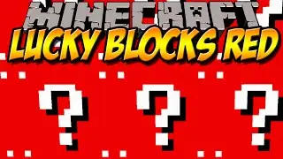 ROTE LUCKY BLOCKS | Lucky Block Red Mod | Minecraft Mod Review [DEUTSCH]