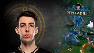 GG Stixxay Pentakill with Caitlyn - GG Academy vs IMT AOE - LCS Proving Grounds 2022 CQ 1
