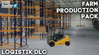 DER LS22 WIRD IMMER MEHR ZUM ALLROUND SIMULATOR!? Logistik & vieles mehr im Farm Production Pack! 🧐