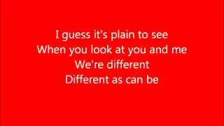 Different As Can Be-A Very Potter Musical-Lyrics