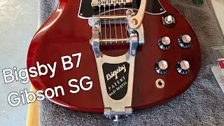 Bigbsy B7 Install on a Gibson SG