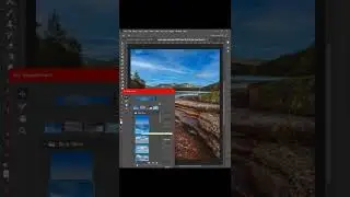 Easy Sky Replacement in Photoshop ⚡ #photoshop #photoshoptutorial #shorts #photoediting