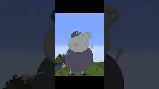 Crying Pop Peppa Pig Family (in Minecraft) 
