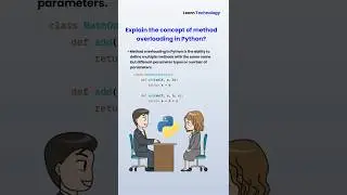method overloading in Python | Python interview question | #python #interview #methodoverloading