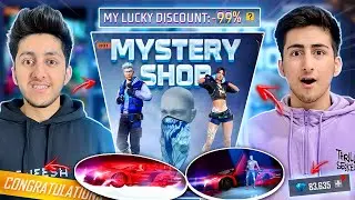 My Brother Gifting Me New Mystrey Shop 😍 Got 90% Off ? - Garena Free Fire