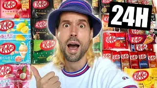 I EAT ONLY KITKAT RECIPES FOR 24 HOURS (one day on my plate) - HUBY