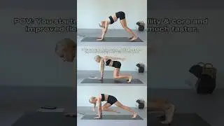 Do these 3 exercises for mobility, core strength & stability🔥