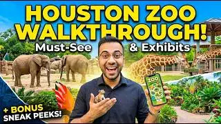 Houston Zoo Walking Tour POV 🇺🇸 | Full Zoo Experience in 4K
