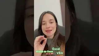 Hoje vamos ter a segunda aula de DataGrid no Excel VBA construído com Módulo de Classe!