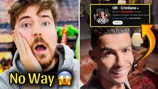 Cristiano Ronaldo BREAKS Mr Beast YouTube Record 😳